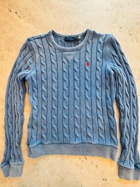 Polo Ralph Lauren Cable Crewneck Sweater Size Medium